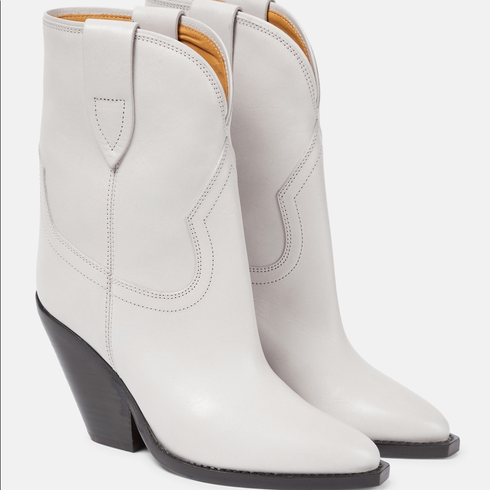 Isabel Marant Leyane Leather Ankle Boots